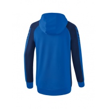 Erima Trainingsjacke Six Wings mit Kapuze (Baumwollmix, weich, bequem, taillierter Schnitt) royalblau/navyblau Damen